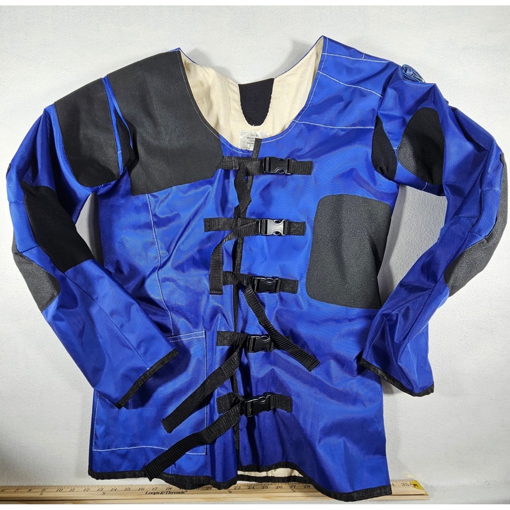 The Supply Room Blue Canvas Rifle Shooting Jacket Size 44 Competition Coat 873
